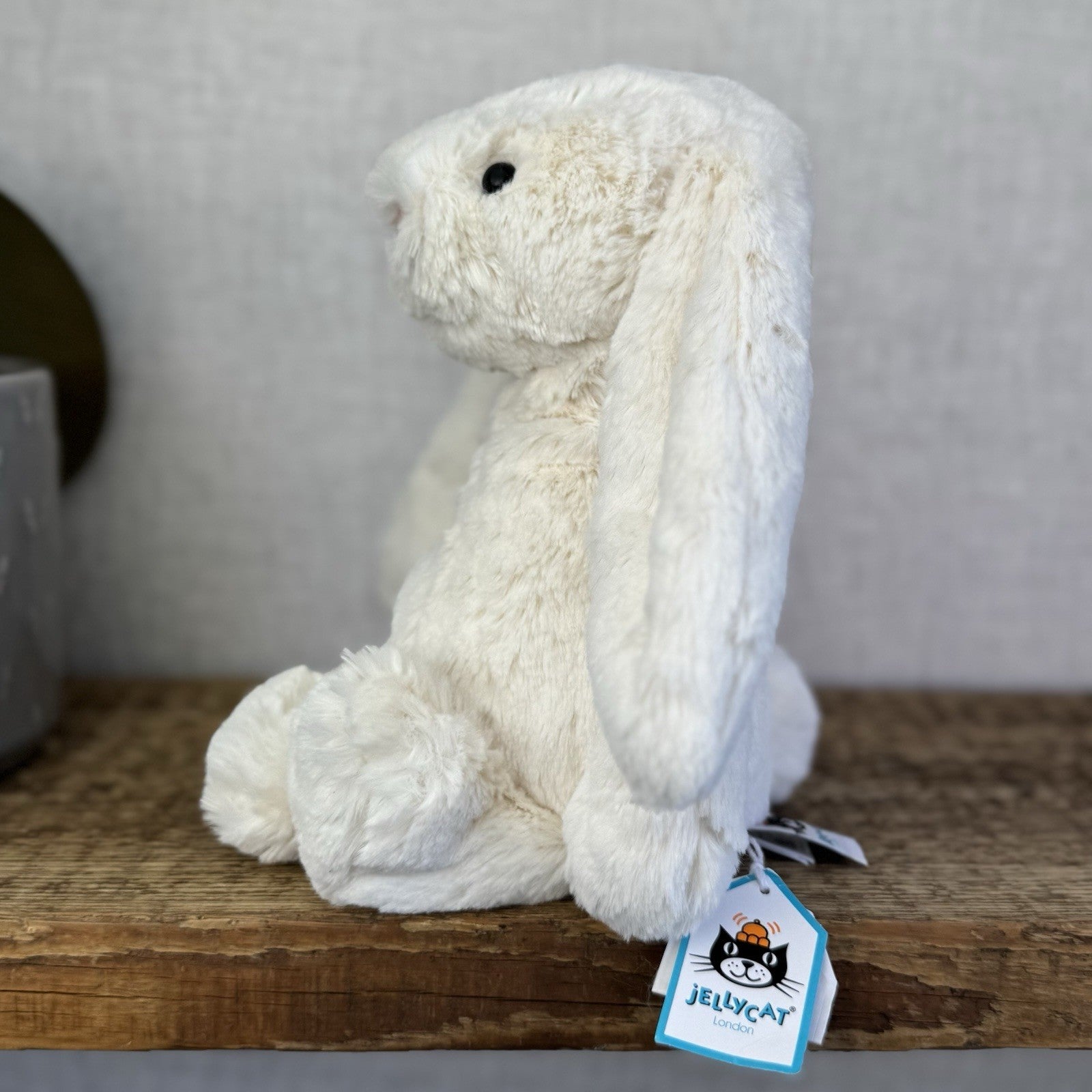 Jellycat Medium Cream Bashful Rabbit - Cream Off White Medium Bunny 12” New Tags
