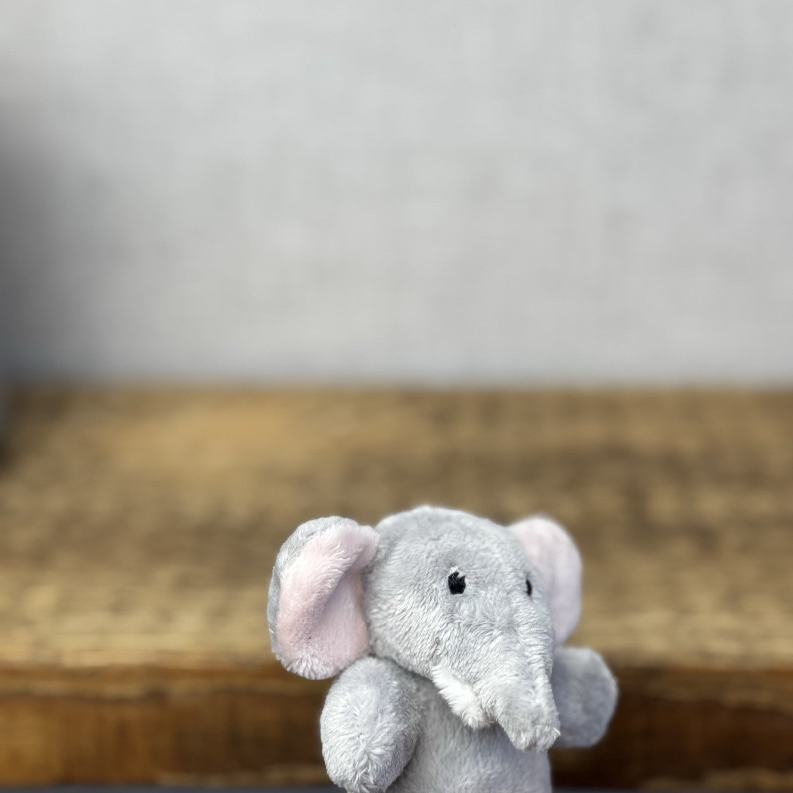 Marks & Spencers Soft Toy - M&S Miniature Elephant Plush Vintage - 7913686