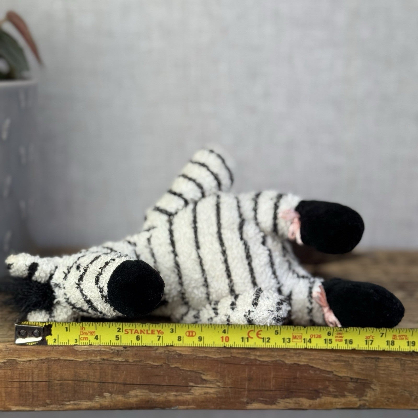 Manhattan Toy Company - Tip Toe Zebra Vintage Soft Toy Beanie Zebra Ballet 7”