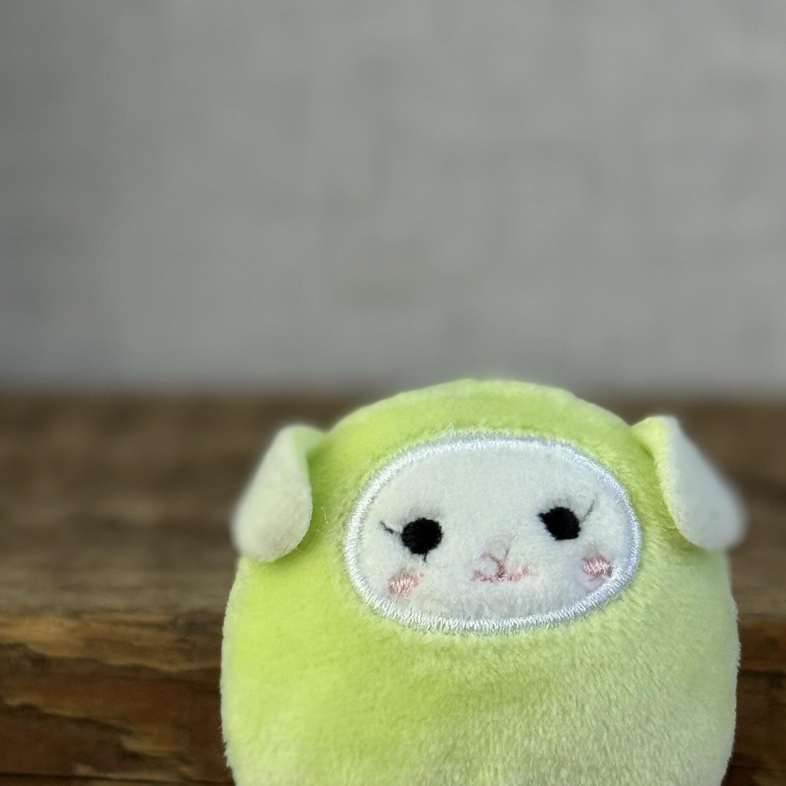 Squishmallow Squishville - Addison The Green Lamb - Farm Animal Soft Toy 2"