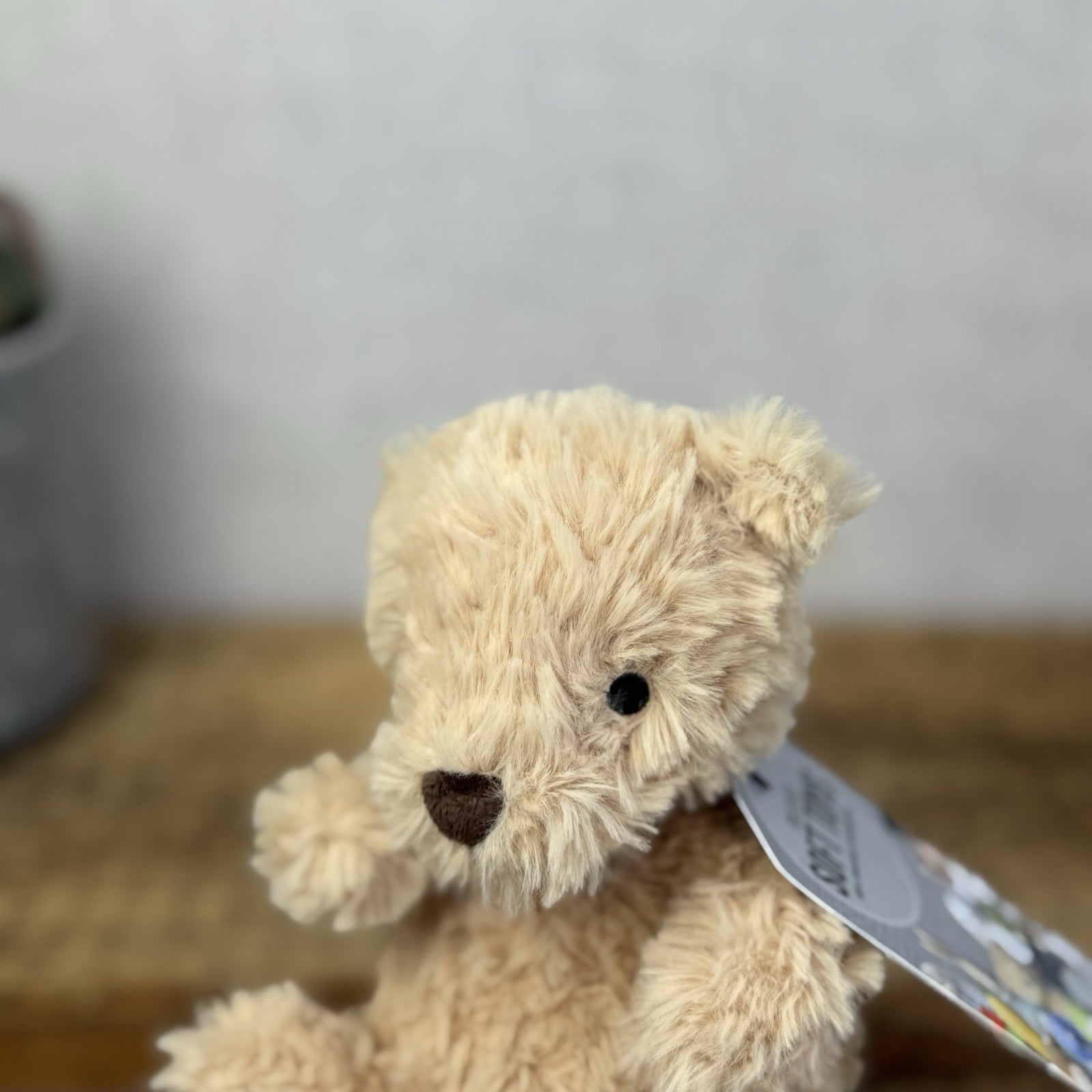 Jellycat Yummy Bear Biege - New Without Tags - Small Bear Soft Toy Plush 5"