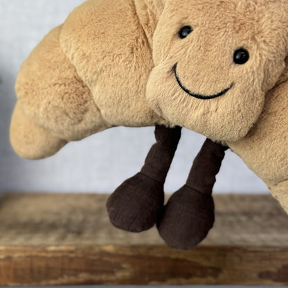 Jellycat Large Amuseable Croissant - Large Croissant Toy - Larger Pastry 12”