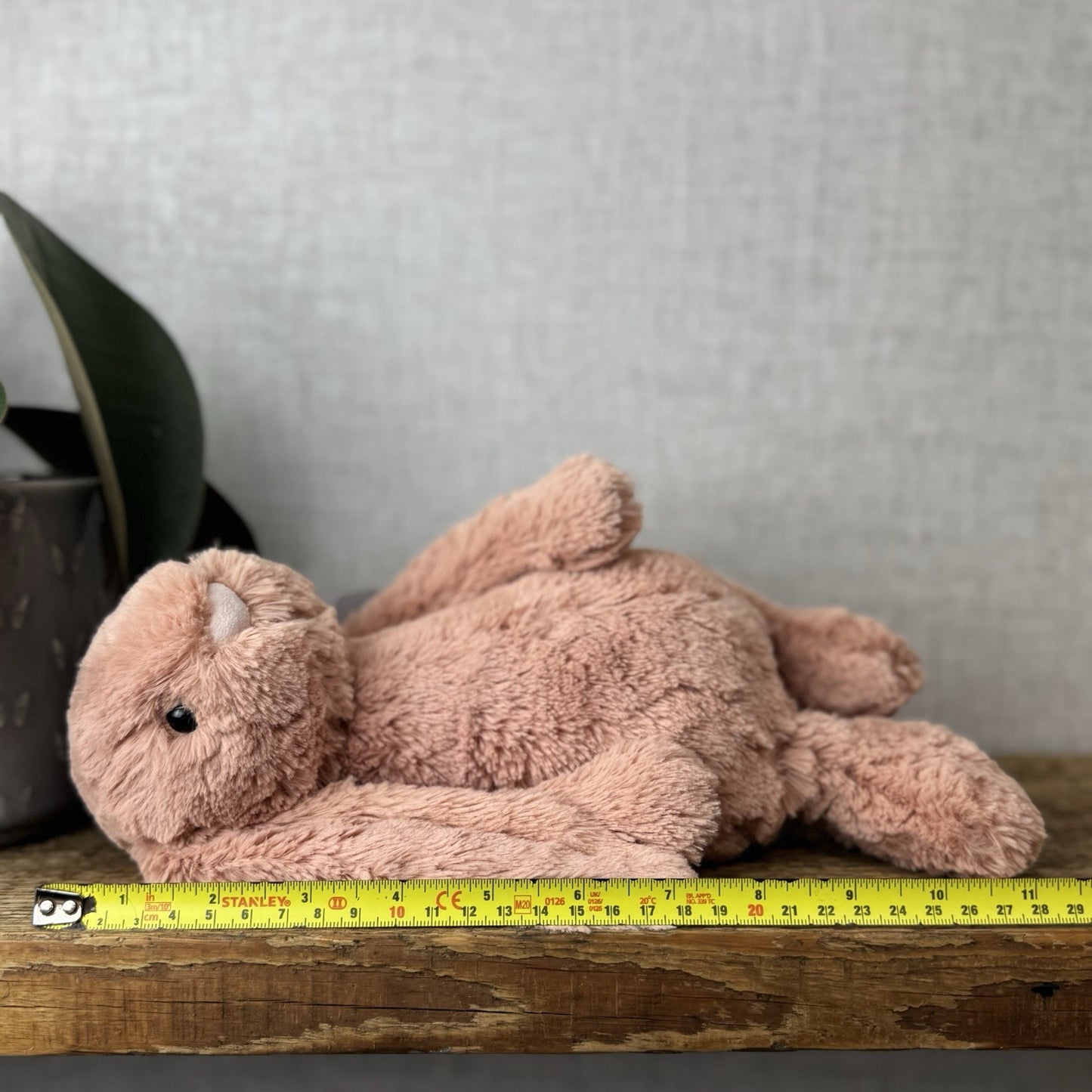 Jellycat Medium Bashful Apricot Bunny - Peach Pale Pink Bashful Jellycat 12”