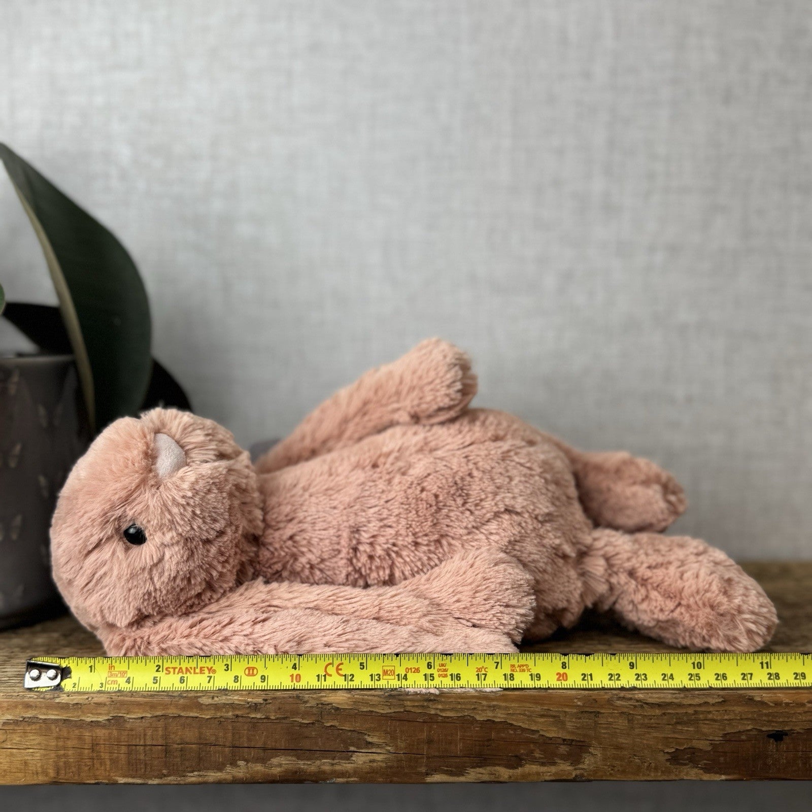 Jellycat Medium Bashful Apricot Bunny - Peach Pale Pink Bashful Jellycat 12”