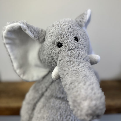 The Little White Company Elephant (Jellycat Collab) Bunglie Style Soft Toy 14"