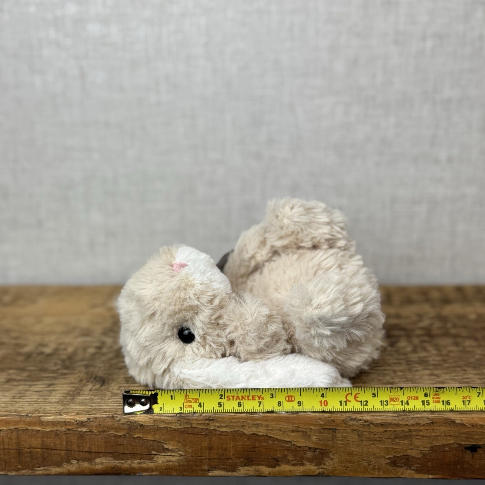 Jellycat Yummy Bunny Beige Rabbit - Mini Beanie Rabbit Retired 5”