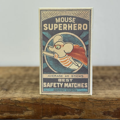 Maileg Superhero Mouse - Big Brother In Matchbox - New In Box