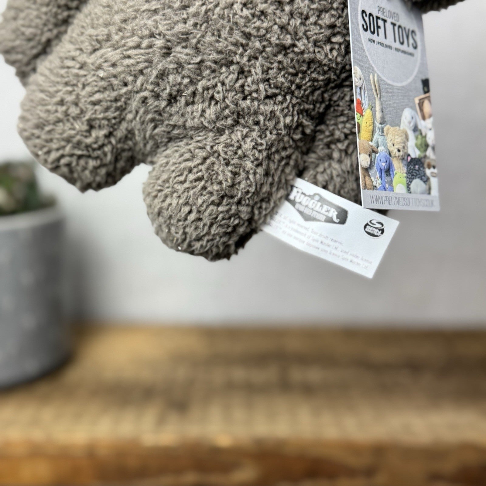 Fuggler Funny Ugly Monster Annoyed Alien - Brown 3 Eyed Snuggler Edition Monster