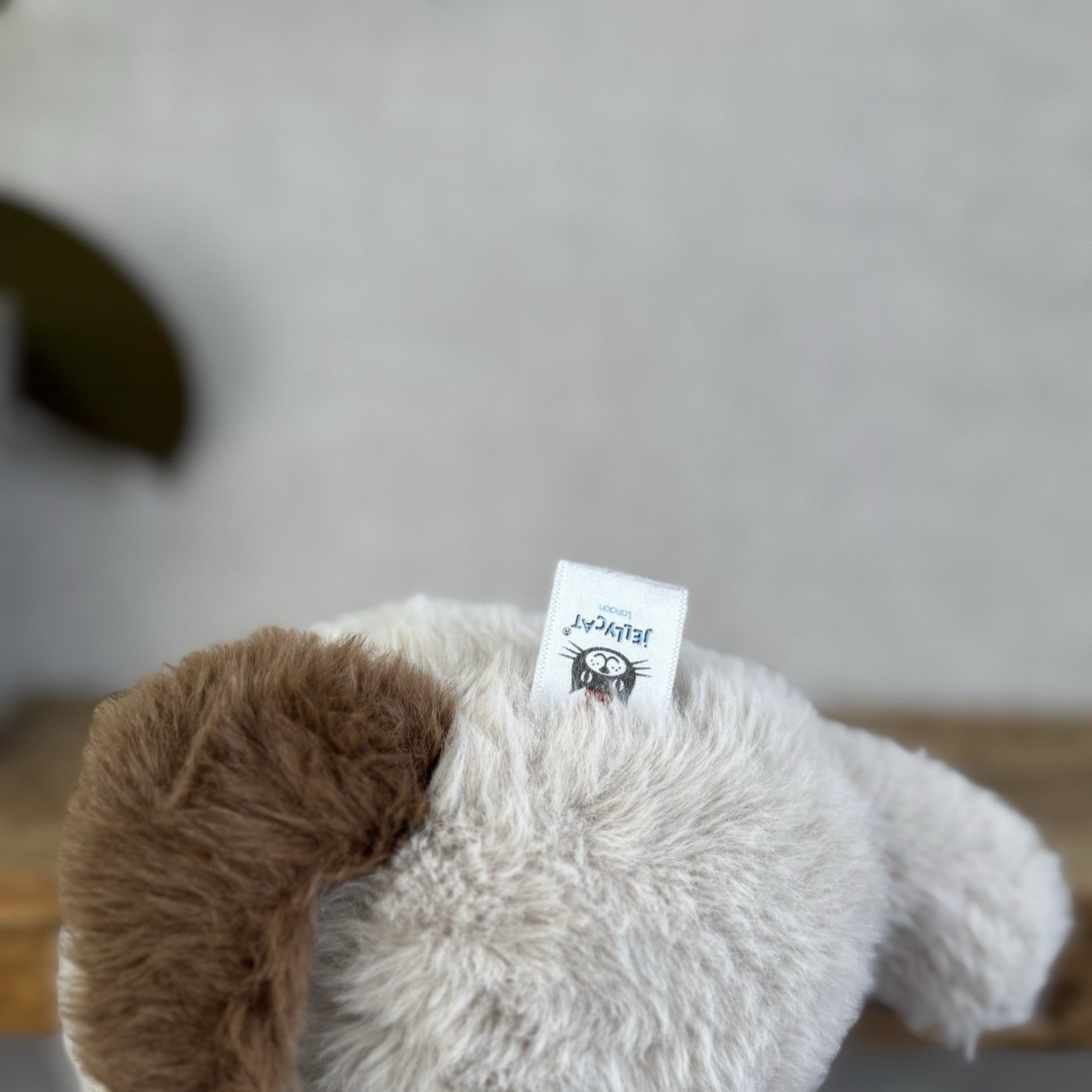 Jellycat Munchkin Pup - Brown/Beige Beanie Dog Sitting Plush Small Retired 8"