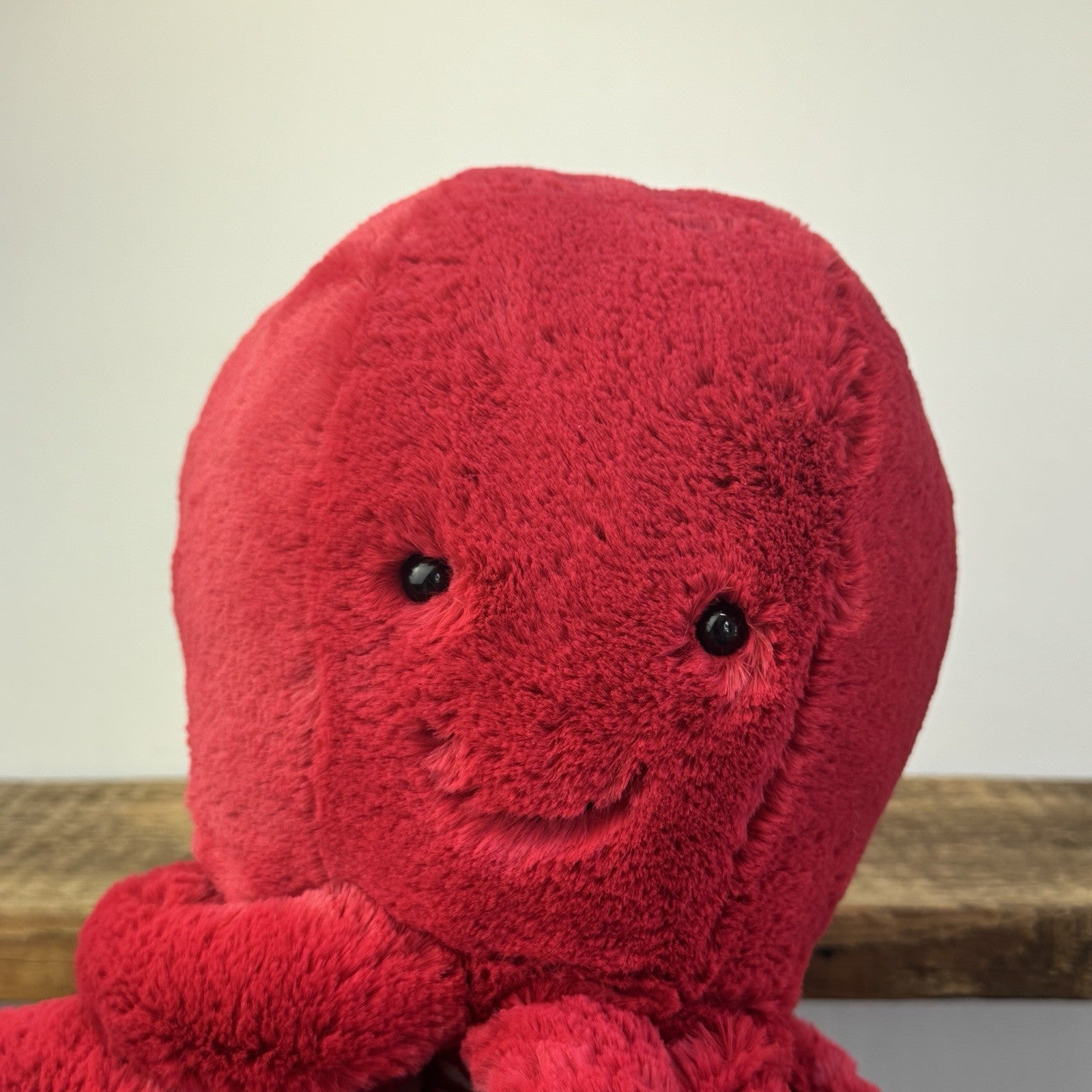 Jellycat Cranberry Octopus - Large Red Octopus Beanie Retired BNWT 16"