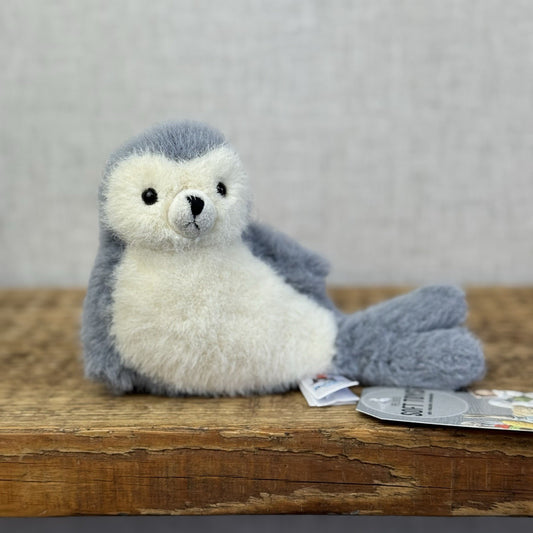 Jellycat Nauticool Roly Poly Seal Retired Mini "5 Fluffy Grey Seal Soft Toy