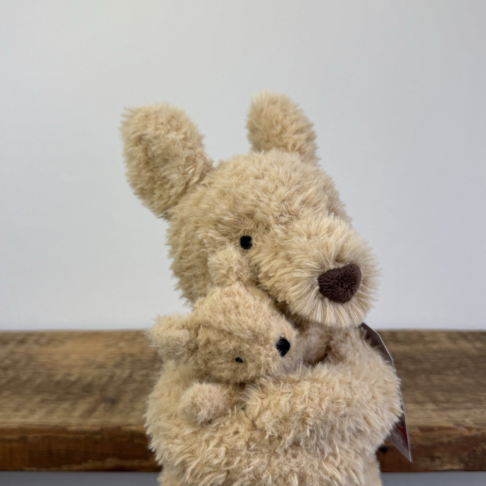Jellycat Huddles Kangeroo - Kangeroo With Baby Soft Toy NWOT 12"