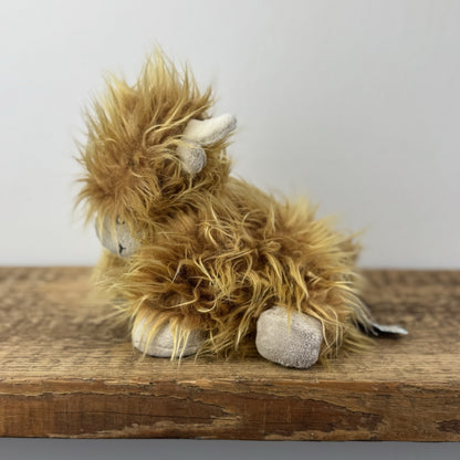 Jellycat Small Truffles Highland Cow - Small Pillow Soft Toy Vintage 7" With Tag