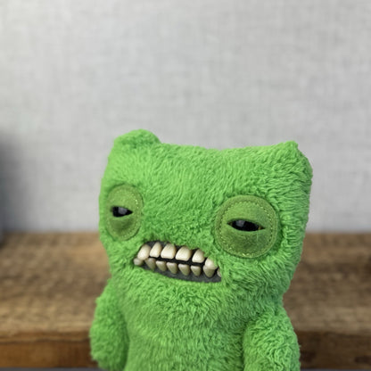 Fuggler Munch Munch Lime Green Funny Ugly Monster Plush Retired Munch Plush