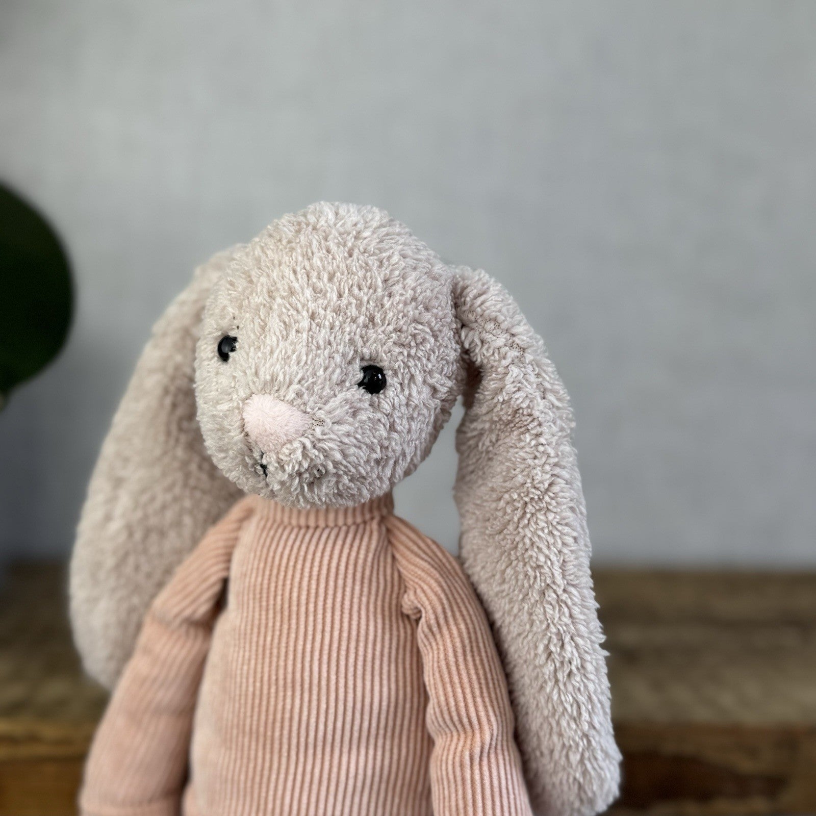 Jellycat Jumble Bunny - Cute Rabbit Plush In Pink Jumper Retired Rare Beanie 12”