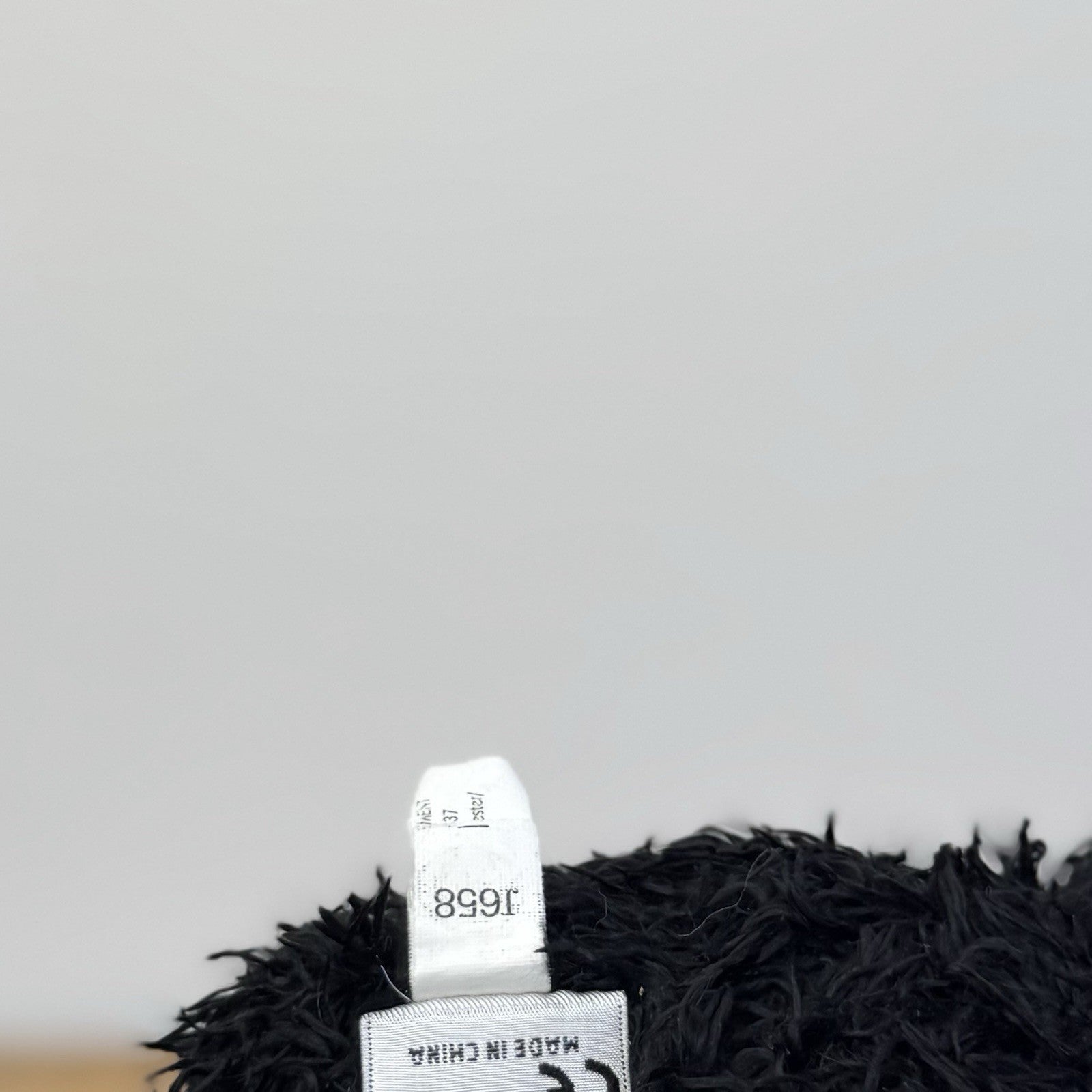 Jellycat Small Bunglie Penguin - Black/White Curly Fur Beanie Penguin Bird 11"