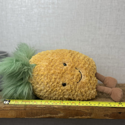 Jellyc Amuseable Pineapple - Medium Pineapple Beanie Plush Fluffy 12"
