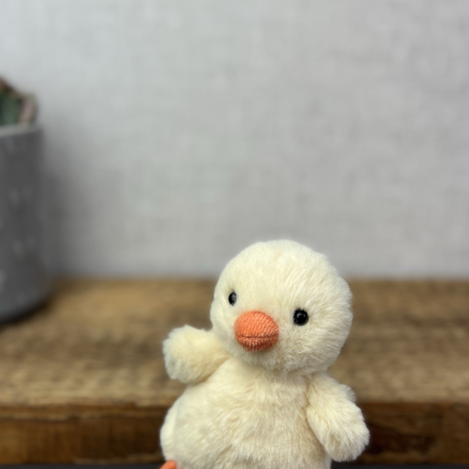 Jellycat Fluffy Chick - Tiny Yellow Fluffy Chick Bird Soft Toy Retired 4” (#2)