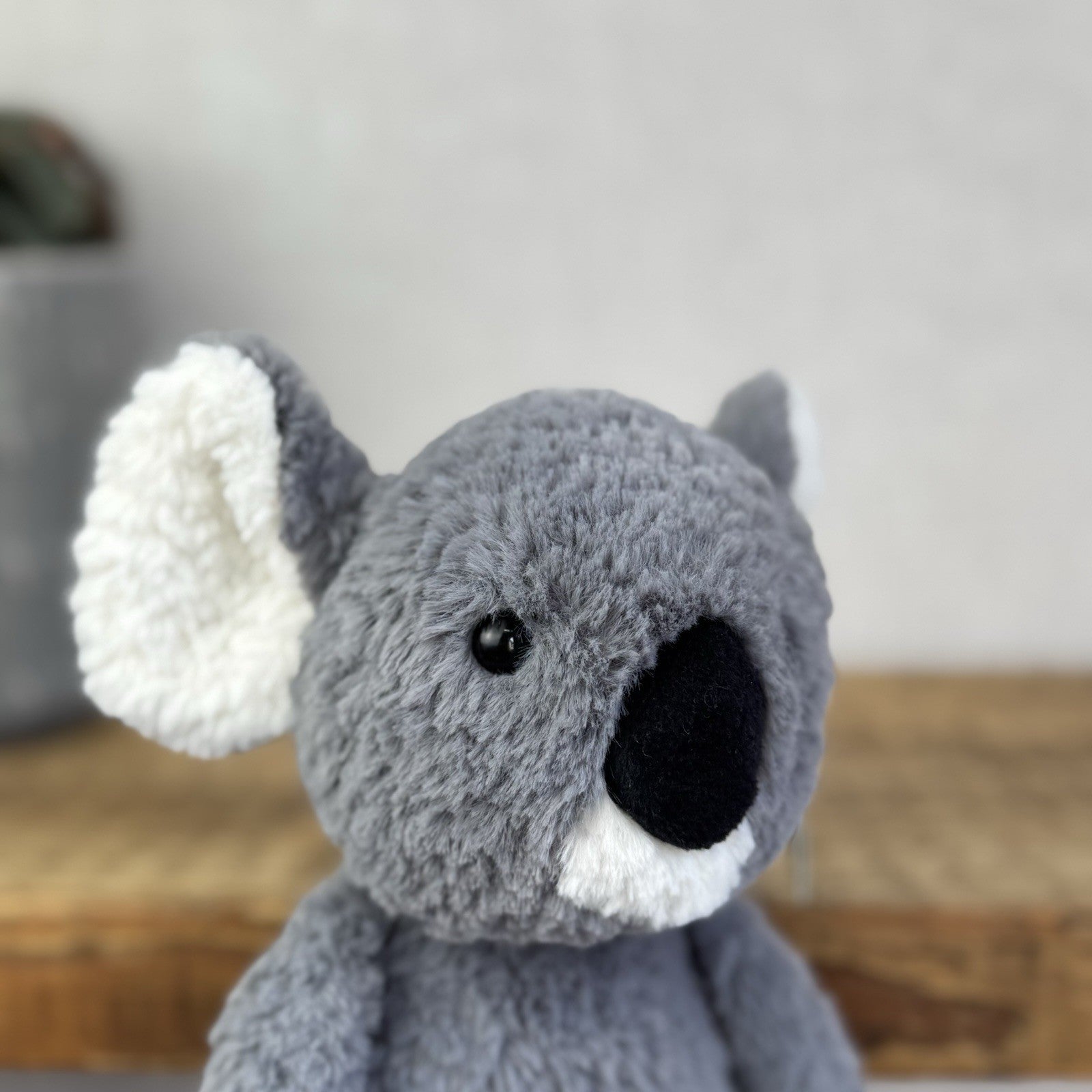 Jellycat Tumbletuft Koala - Grey Koala Bear Soft Toy Beanie Textured 8” New Tags