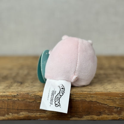 Squishmallow Micromallow With Tag - Ridelle Pink Hippo Soft Toy Squish New 3"