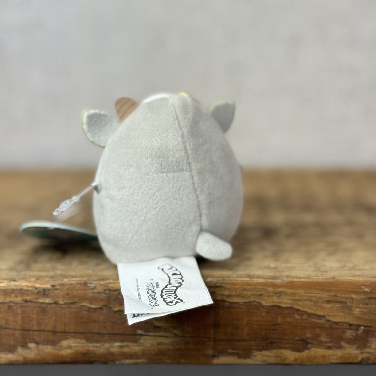 Squishmallow Micromallow With Tag - Walker Grey Goat Mini Squish New Farm Animal