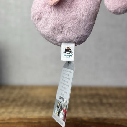 Jellycat Sienna Pink Seahorse Comforter - Pink Sea Animal Beanie Plush Retired