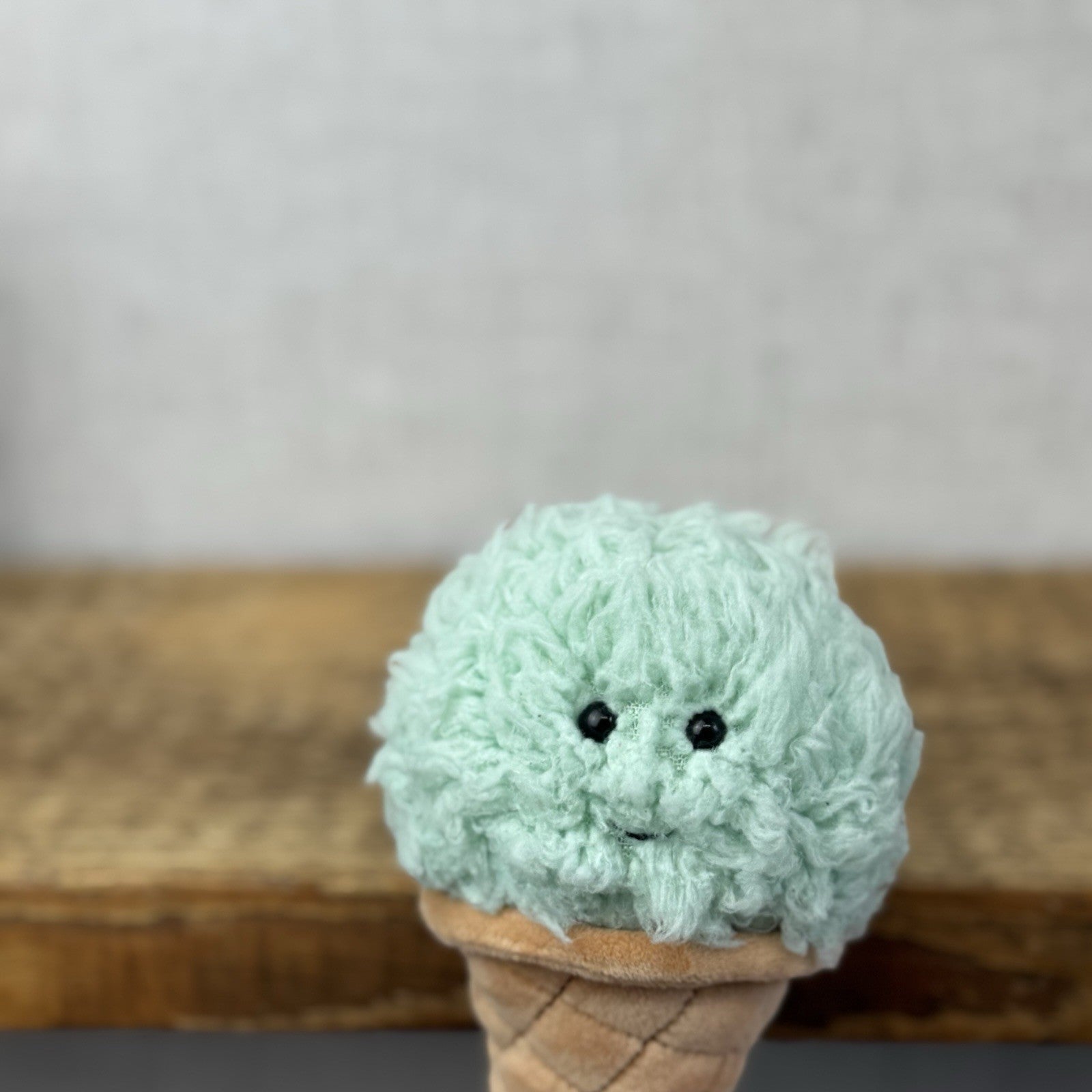 Jellycat Mint Ice Cream- Irresistible Ice Cream - Food Play Toy 7”