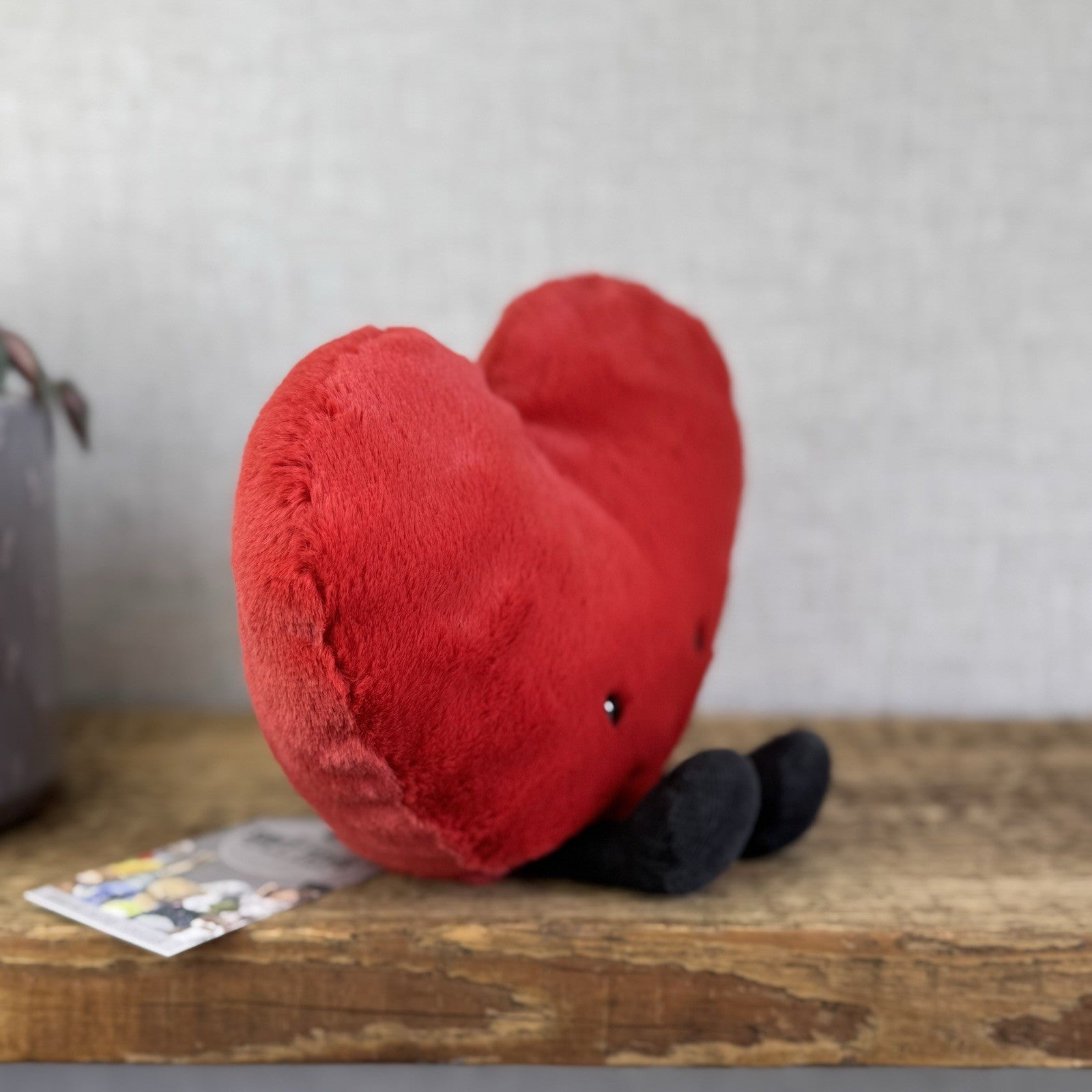 Jellycat Amuseable Red Heart - Larger Heart Beanie Plush Valentine 8"