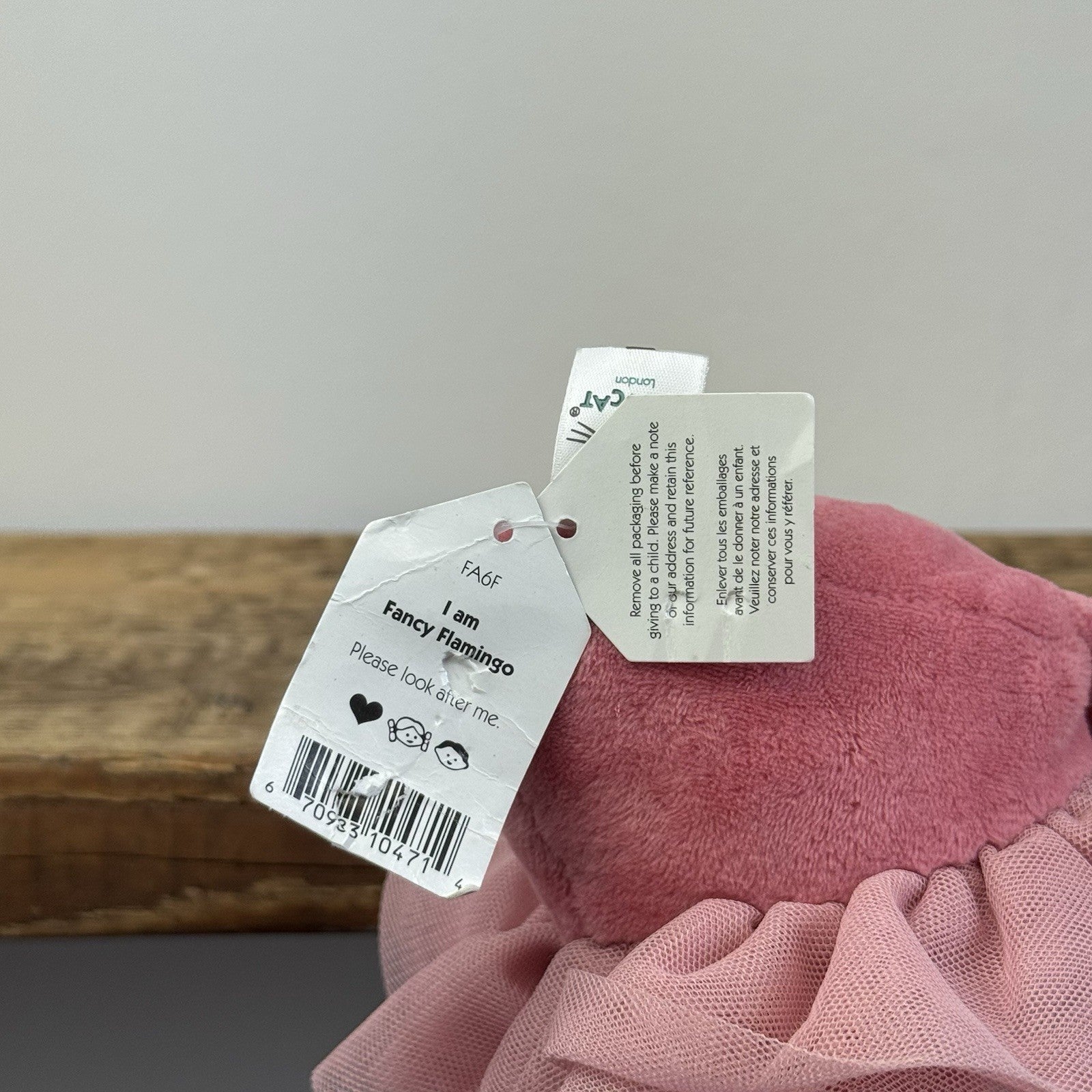 Jellycat Fancy Flamingo - Pink Ballerina Flamingo With Tags (imperfect Tags)