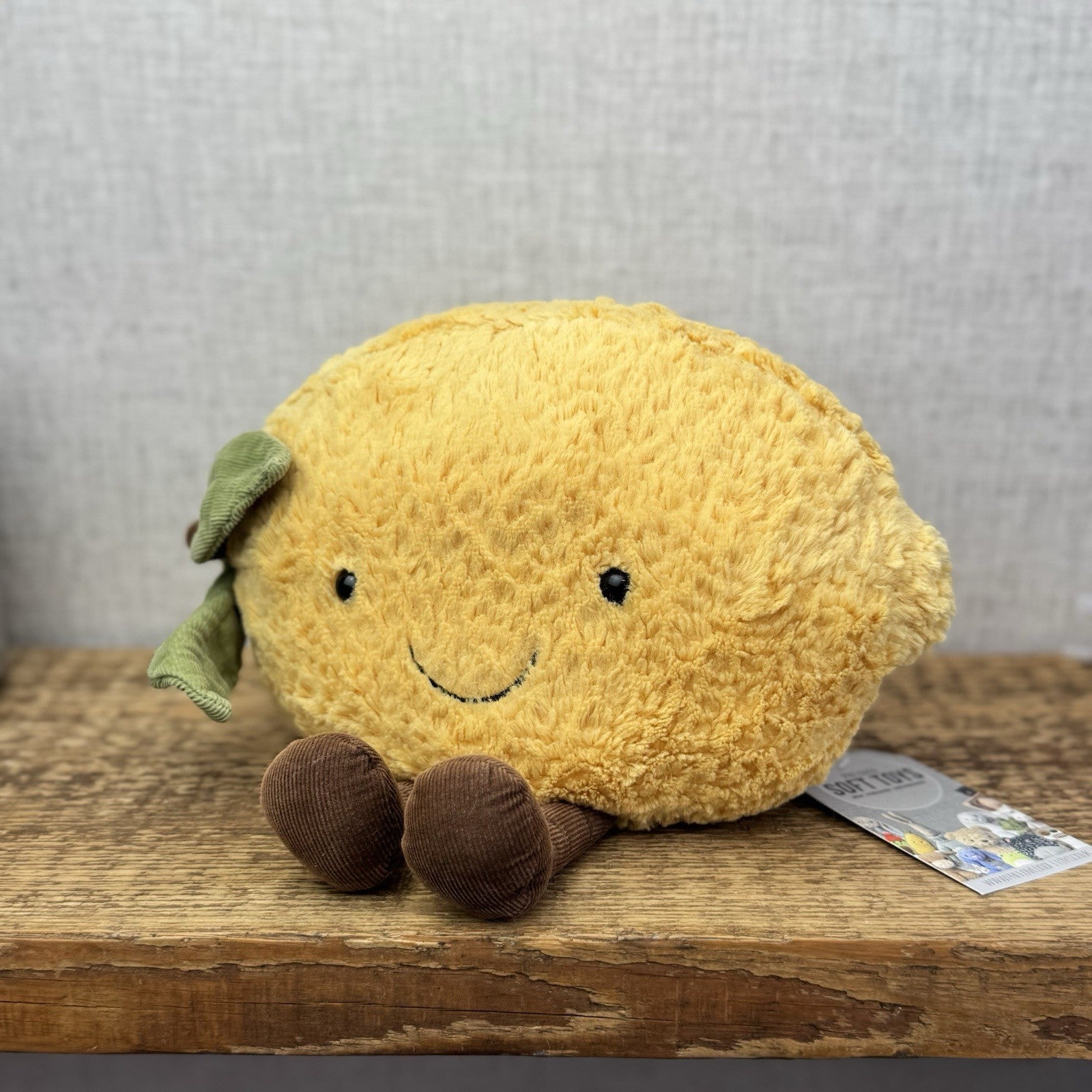 Jellycat Amuseable Lemon - Large Lemon With Legs - Food Play Soft Toy 8" (#2)