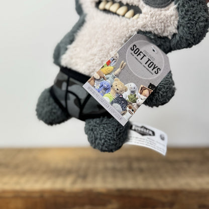 Fuggler Sketchy Squirrel Soft Toy - Grey Fuggler in Pants (no box)
