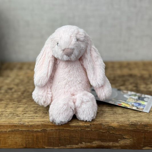 Jellycat Tiny Baby Pink Bashful Bunny - Baby Little Soft Pink Bunny Rabbit 5”