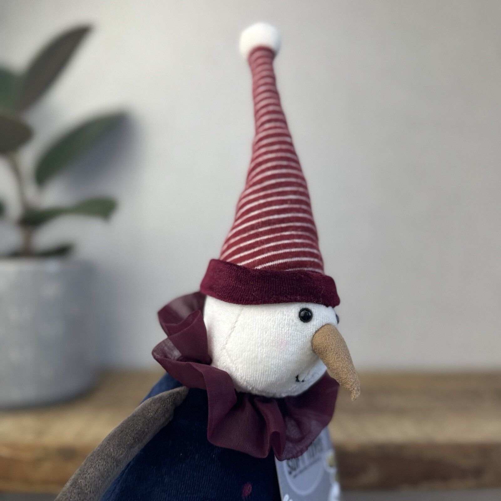 Jellycat Yule Snowman - Snowman With Collar & Hat - Scandi Christmas Retired 