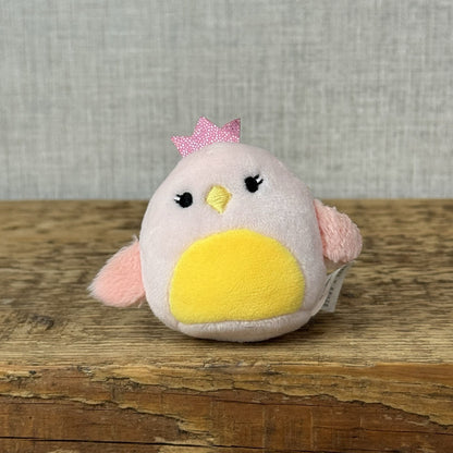 Squishmallow Squishville -Harmony Pink Swan With Crown Rare (Multi Buy Discount)