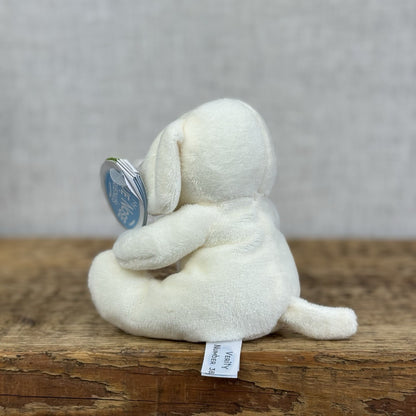 Blue Nose Friends Verity Dog #38 - Cream Mini Dog Plush Beanbag New With Tags