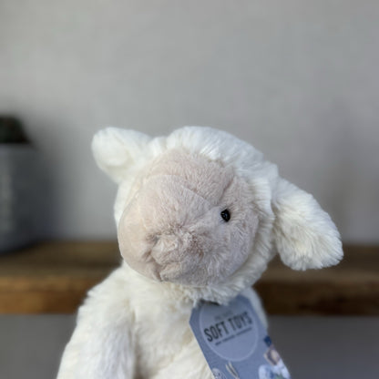 Jellycat Smudge Lamb - Medium Lamb Floppy Soft Toy Retired Cream/Off White Sheep