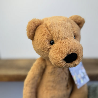Jellycat Large Bashful Ginger Bear - Large Orange Bashful Bear Cub RARE 15"/38cm