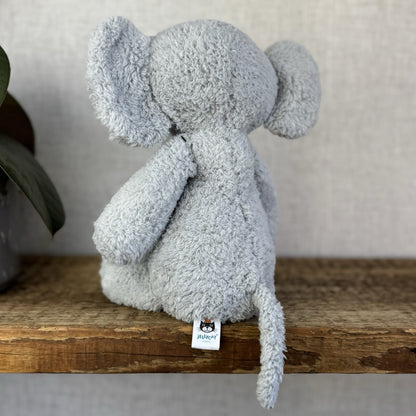 Jellycat Medium Nugget Elephant - Medium Nugget Elephant Grey Soft Toy 12"