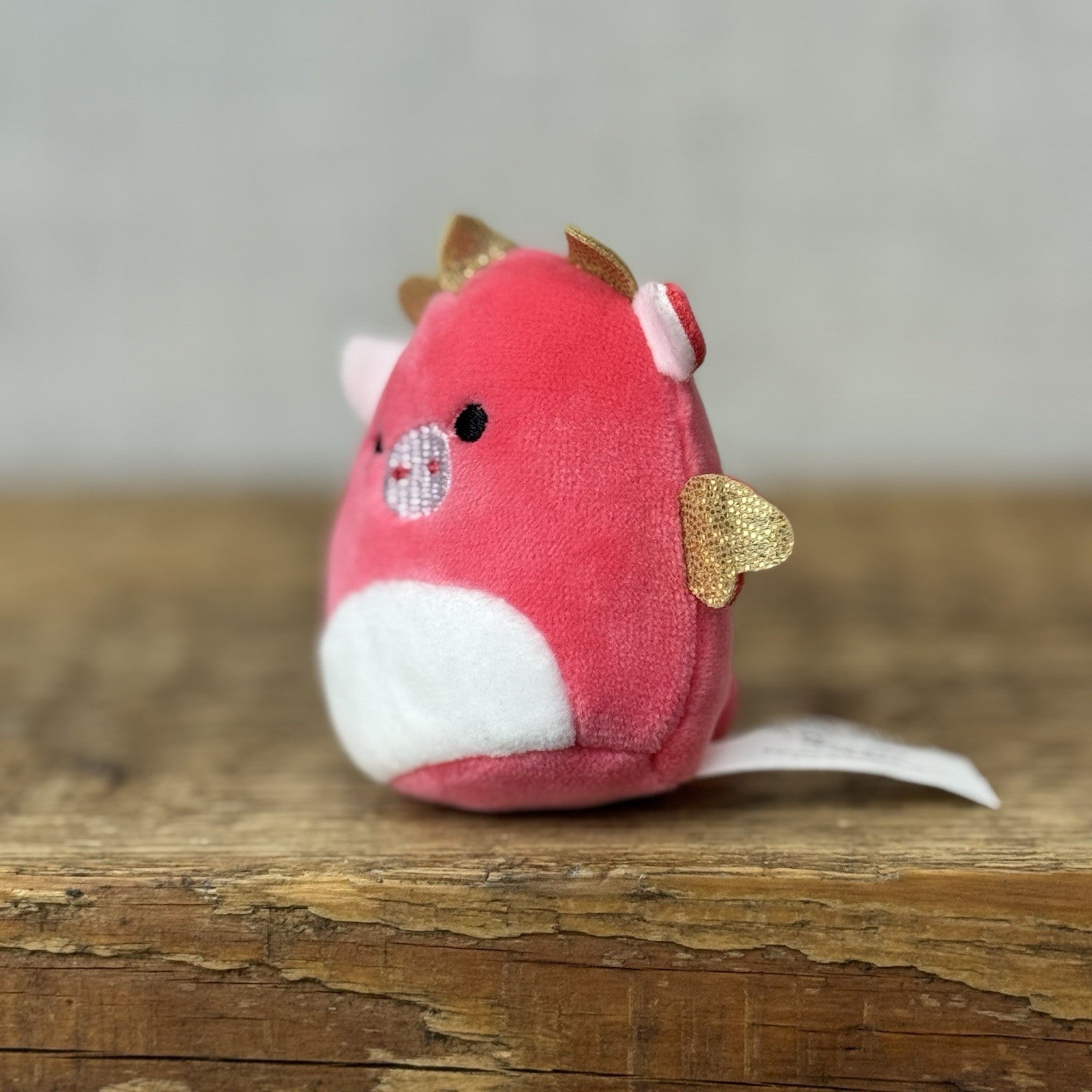 Squishmallow Squishville - Baiden Red/Gold Dragon Mini (Multi Buy Discount)
