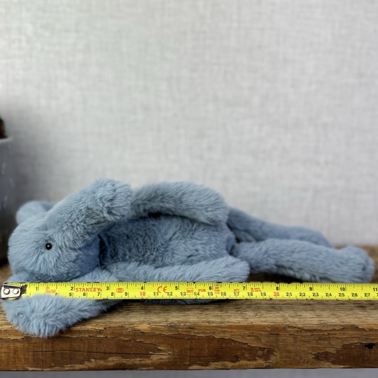 Jellycat Sweetie Elephant - Blue Fluffy Medium Elephant Soft Toy New With Tags