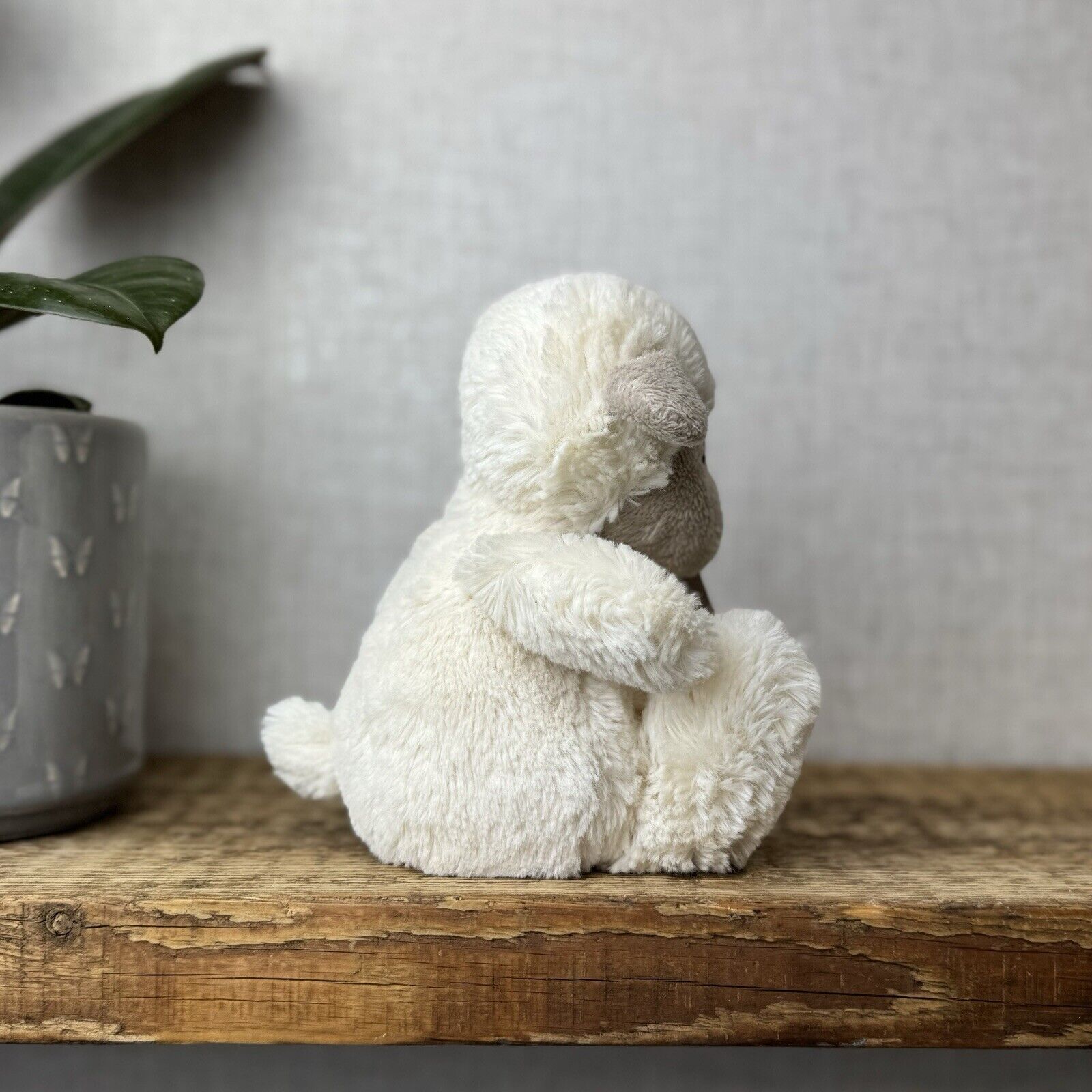 Jellycat Large Poppet Lamb - Cream Poppet Sheep Tiny Pocket Pal Retired 6”