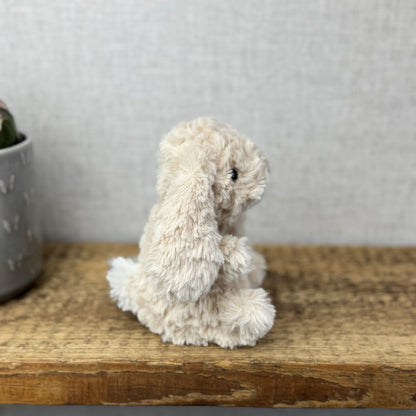 Jellycat Yummy Bunny Beige Rabbit - Mini Beanie Rabbit Retired 5”