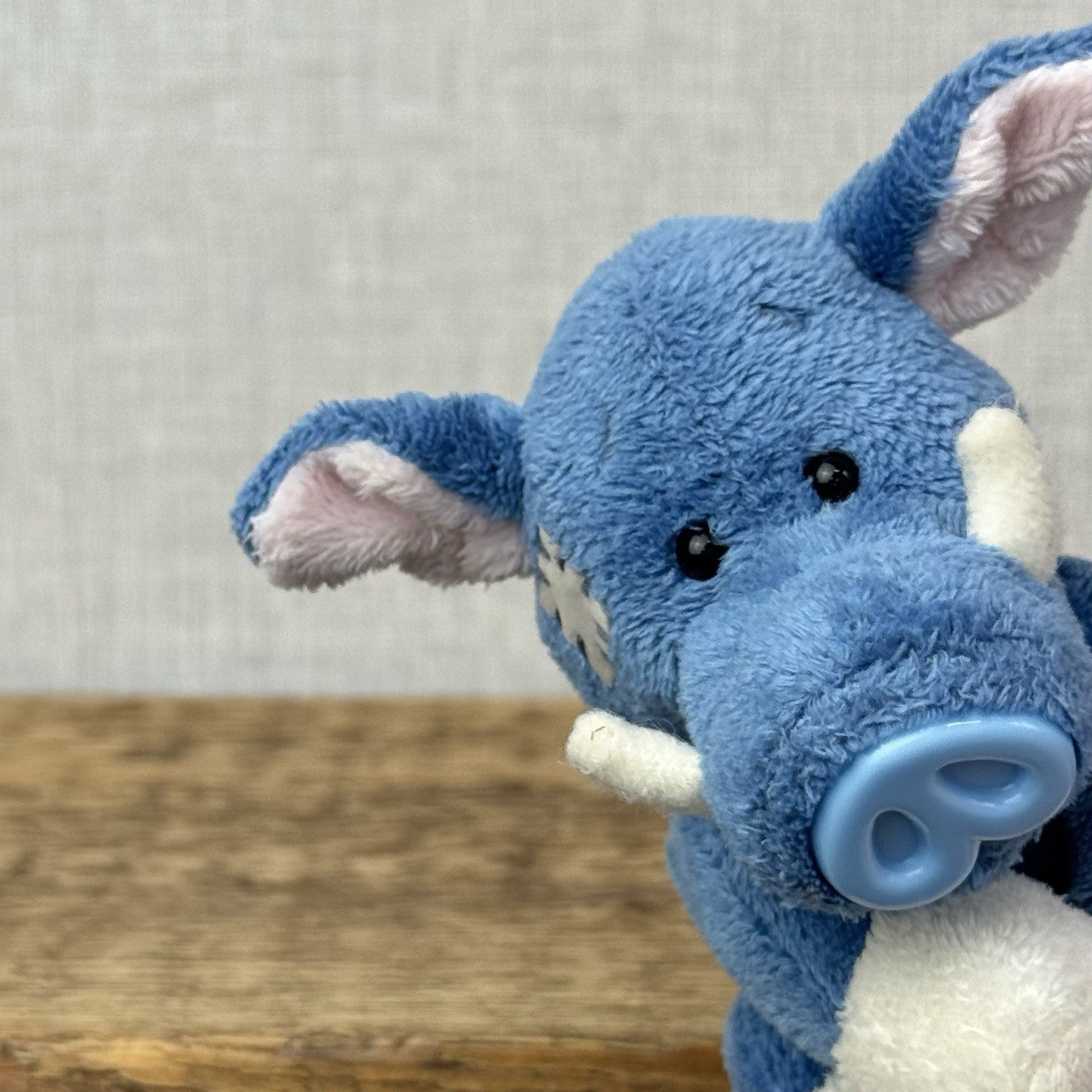 Blue Nose Friends - Trotters Pig #64 Blue Mini Pig Plush Collectible NWOT