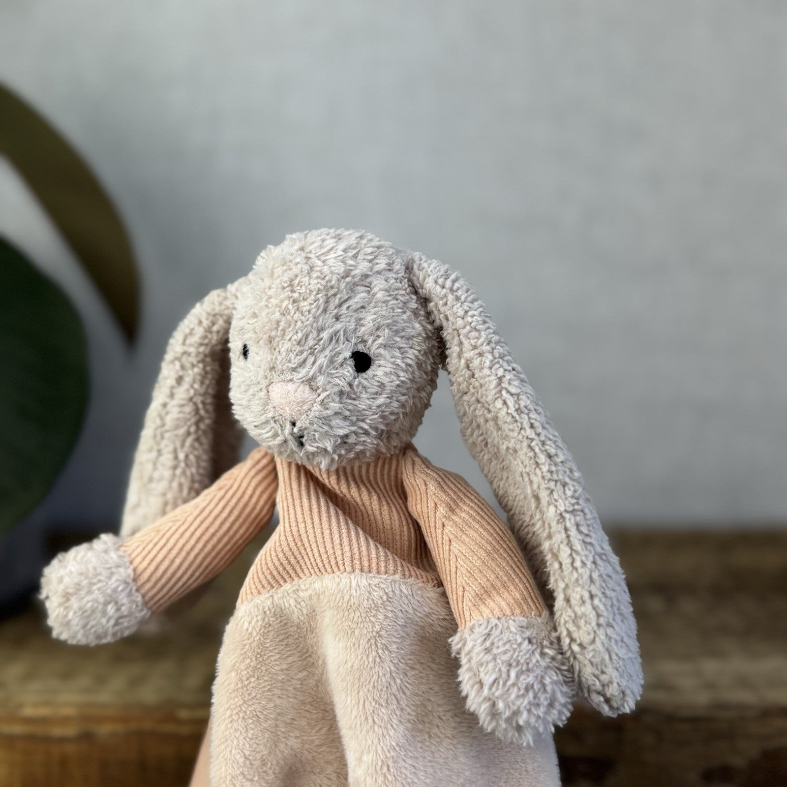 Jellycat Jumble Bunny Pink Rabbit Soother Comforter Baby Plush Soft Toy Blankie