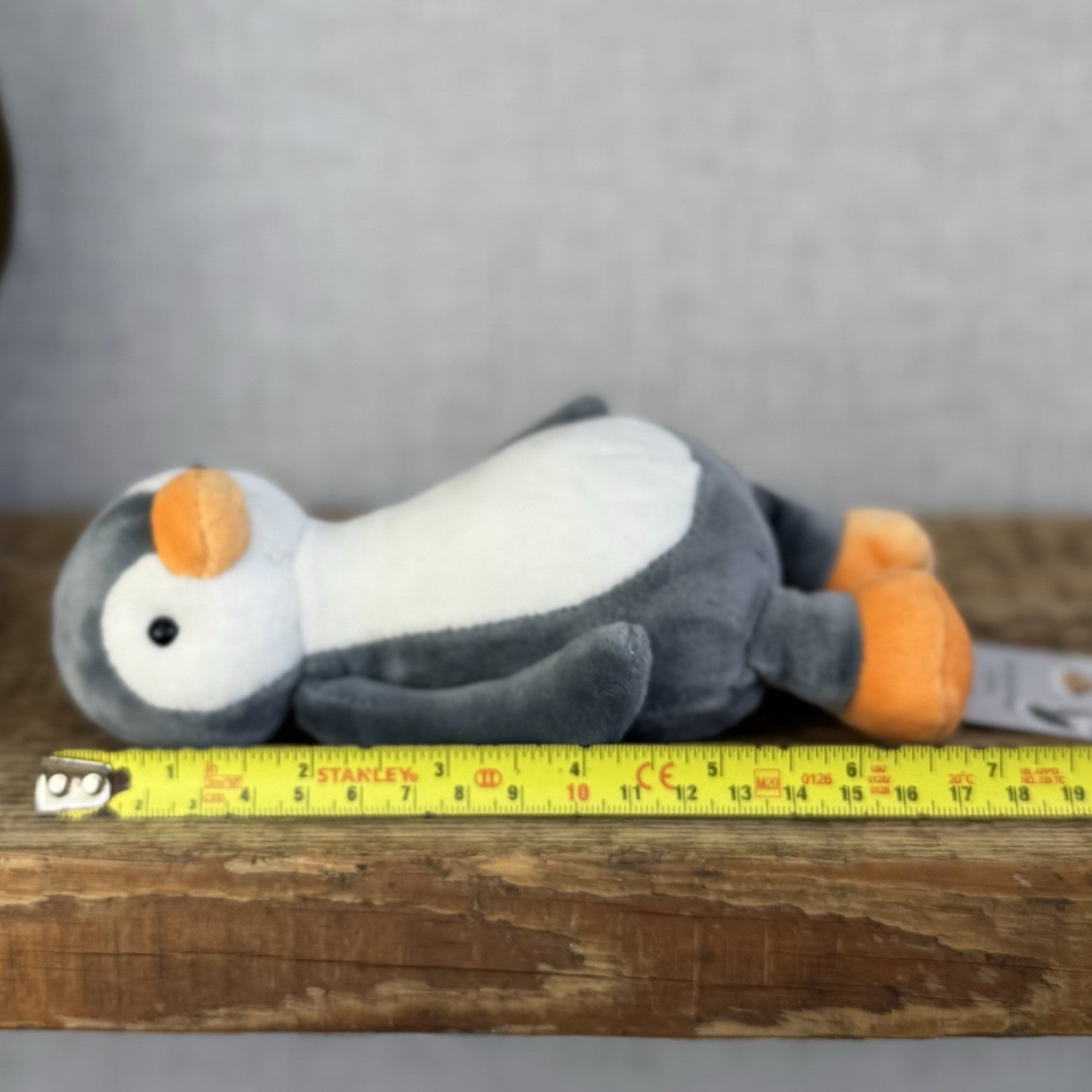 Jellycat My First Penguin Soother - Velour Small Beanie Penguin Soft Toy Rare 7”