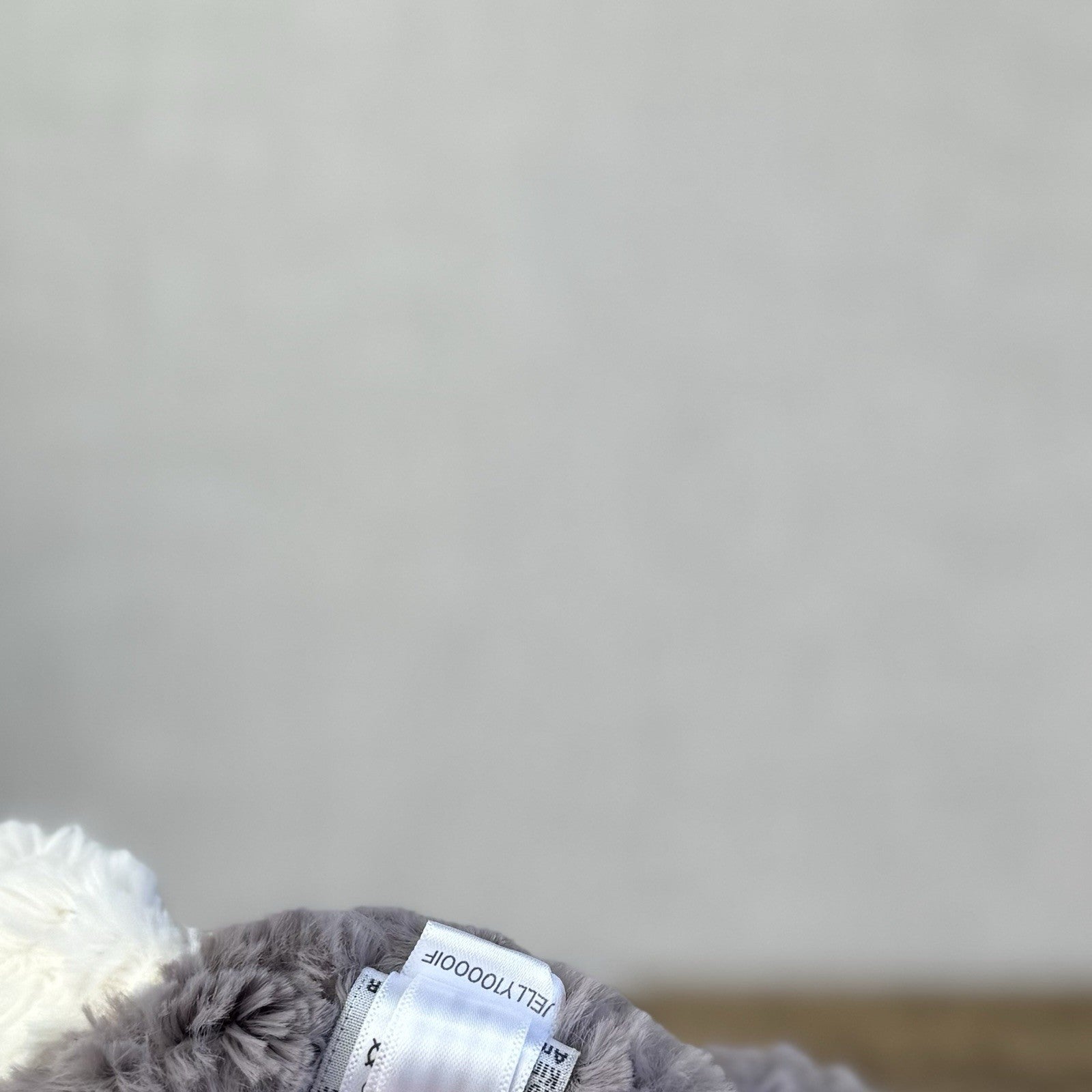 Jellycat Tumblie Sheepdog Grey & White Laying Puppy Dog Soft Toy Plush 14” (#3)