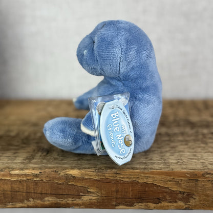 Blue Nose Friends Float #96 - Carte Blanche Mini Manatee Blue Soft Toy With Tags