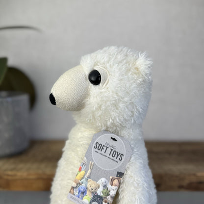 Jellycat Dumble Polar Bear Off White Large Curly Haired Big Eyed Polar Bear 14"