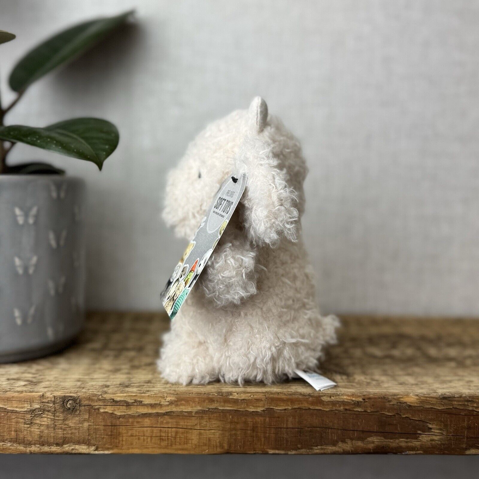 Jellycat Little Goat - Fluffy Little Goat Beanie Plush Soft Toy Small 7”