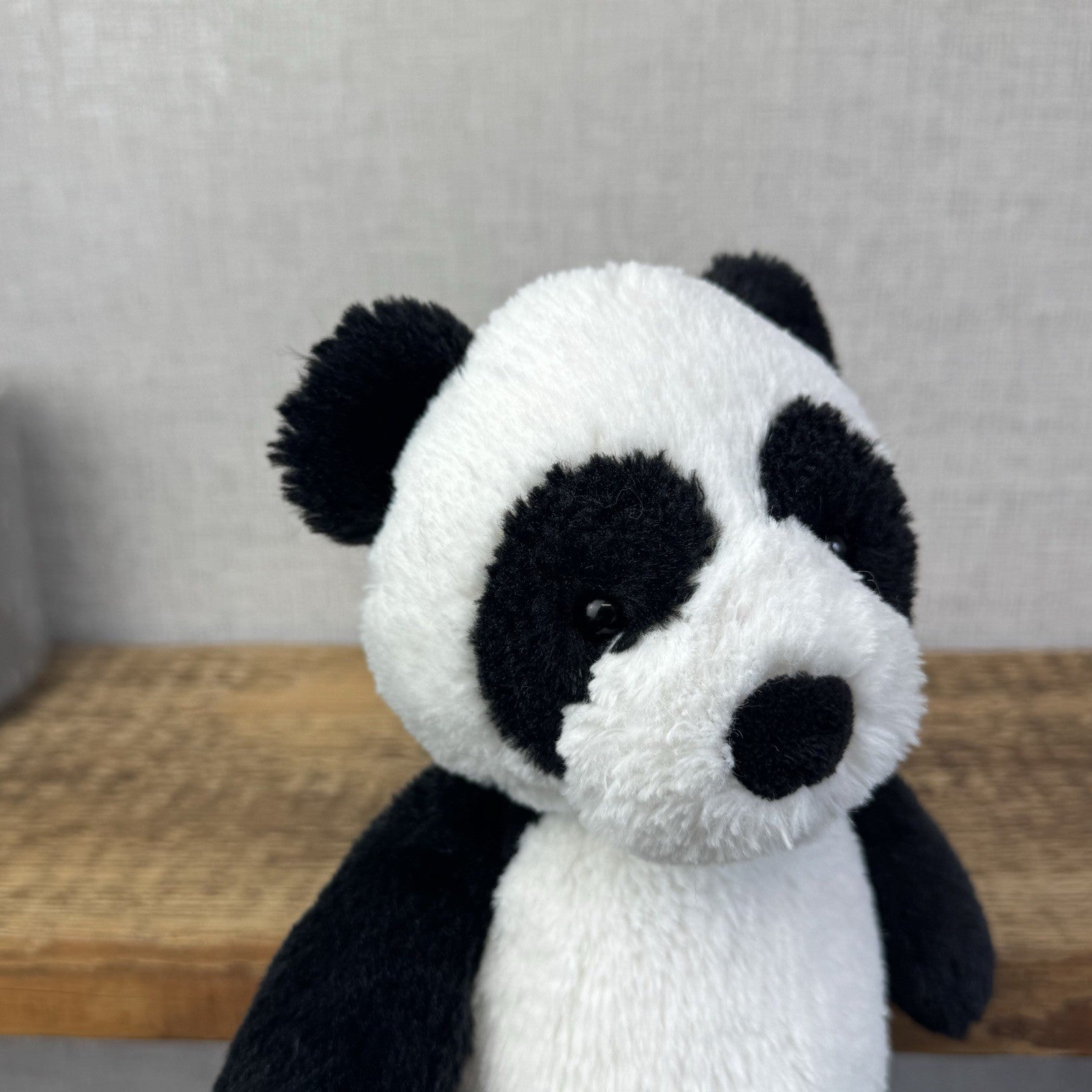 The Little White Company Panda Soft Toy- Soft Panda Beanie 12"